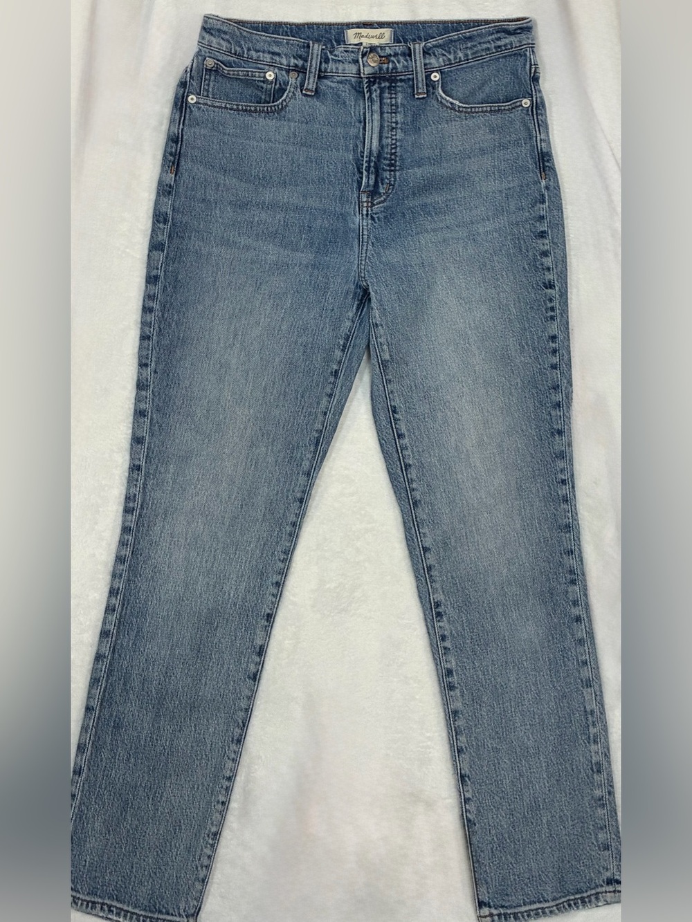 Madewell The Perfect Vintage Jean High Rise Straight Jeans Blue Size 29